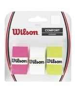Wilson - WRZ401500- COMFORT Tennis Pro Racquet Pack of 3 Overgrip - Asso... - $9.85