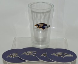 NFL Licensed The Memory Company LLC 16 Ounce Baltimore Ravens Pint Glass image 2