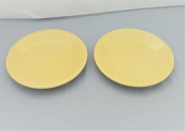 Homer Laughlin– Contemporary Fiesta- 2 Bread/Butter Plates– Yellow Color... - $14.50