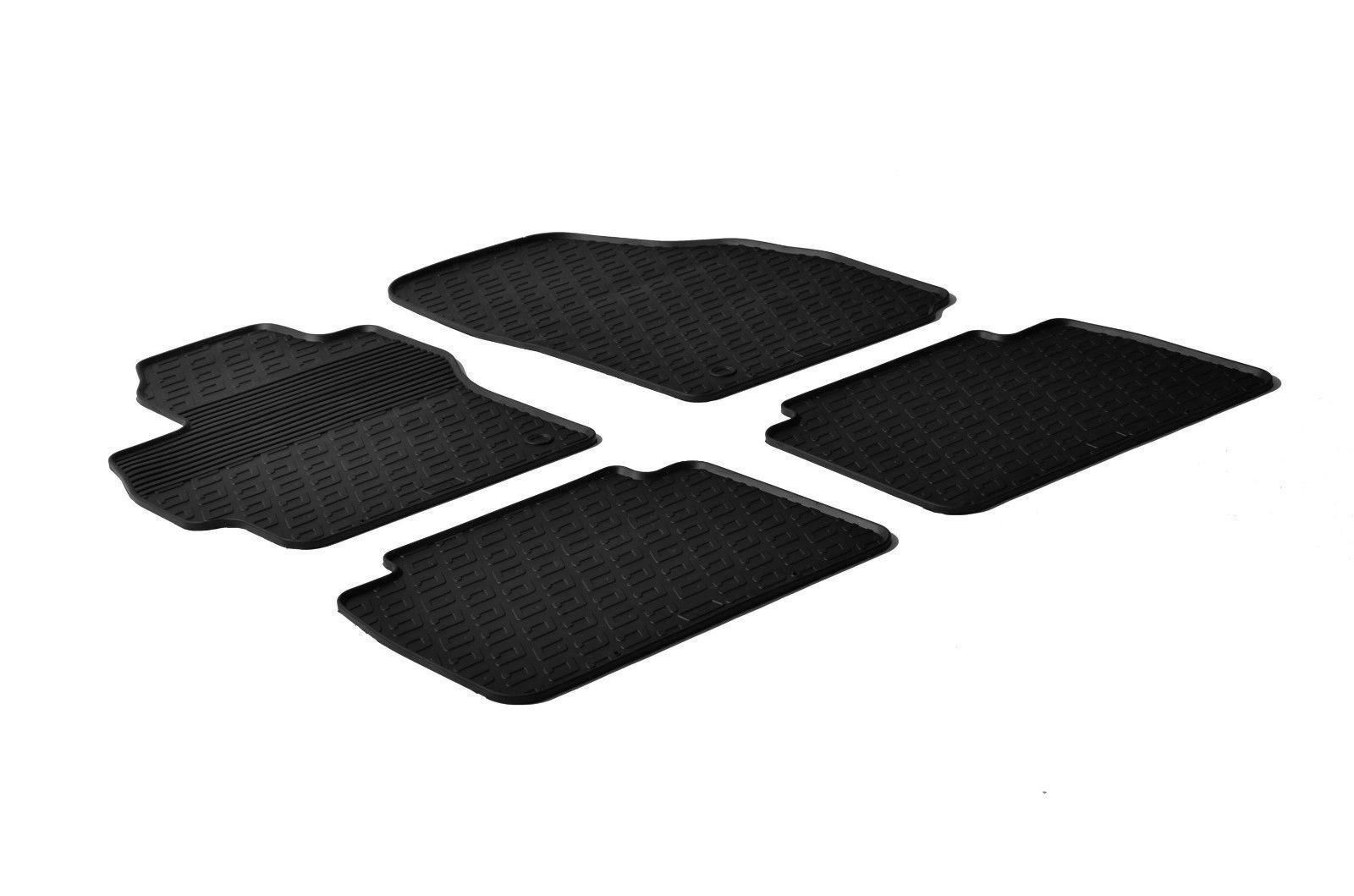 All Weather Rubber Floor Mats Fits 2005-2010 Mazda 5 - 4 Piece - Black ...