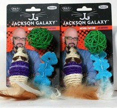 2 Petmate Jackson Galaxy Natural Playtime 3 Count Sisal & Hemp Cat Toys