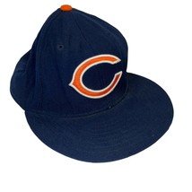 Mitchell &amp; Ness NFL Chicago Bears Men&#39;s Navy FlatBill Hat Fitted Size 7 ... - $15.99