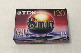 TDK P6-120MP 8MM 120 MINUTE MP PREMIUM CAMCORDER VIDEO CASSETTE TAPE NEW... - $9.90