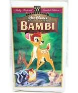 Bambi: 55th Anniversary Walt Disney&#39;s Masterpiece (VHS, Limited Edition) - $4.94