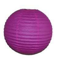 2 PCS 12" Round Hot Pink Party Paper Lantern - Luau Supplies - Oriental / Chines - $9.95