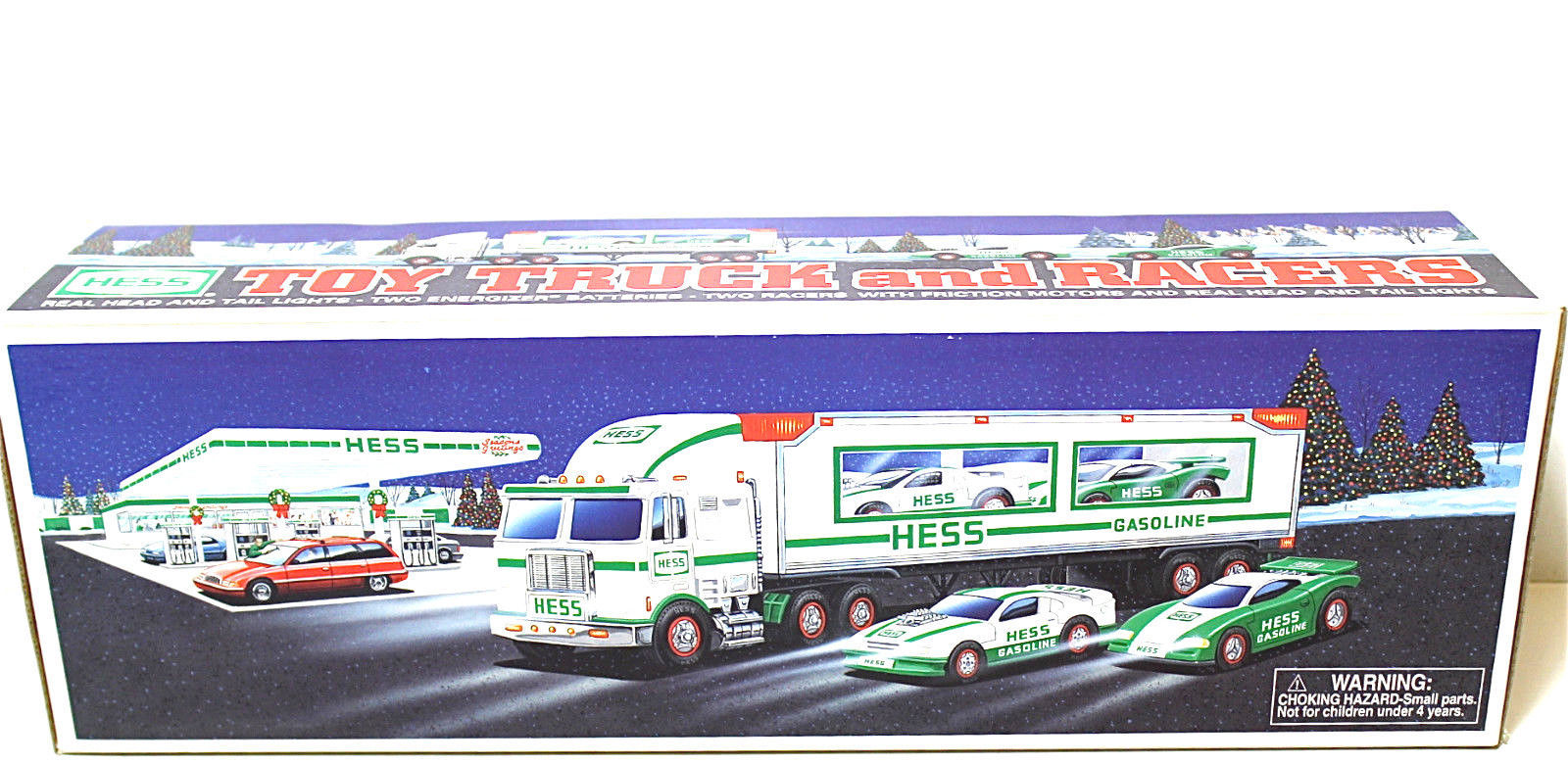 hess toy truck and racers 1997