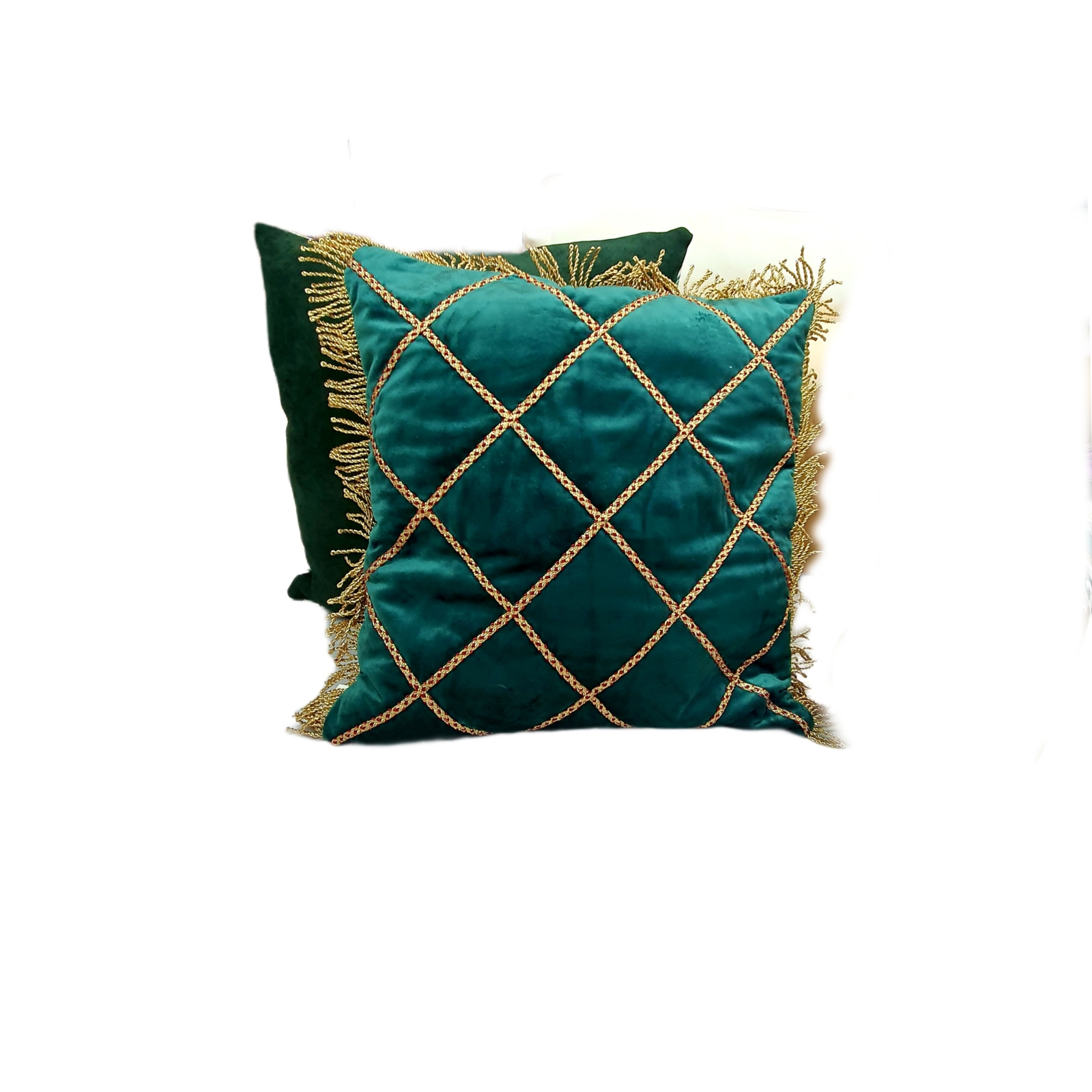 Pillow Decor - Sankara Peacock Blue Silk Throw Pillow 18x18