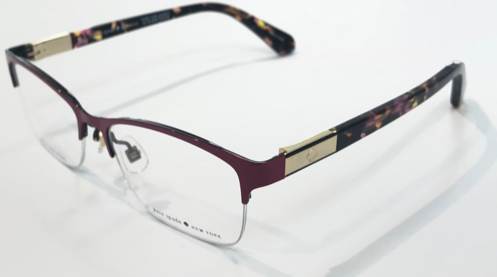 Kate Spade Glorianne HT8 Eyeglasses Pink Havana Frame 51mm Eyeglass