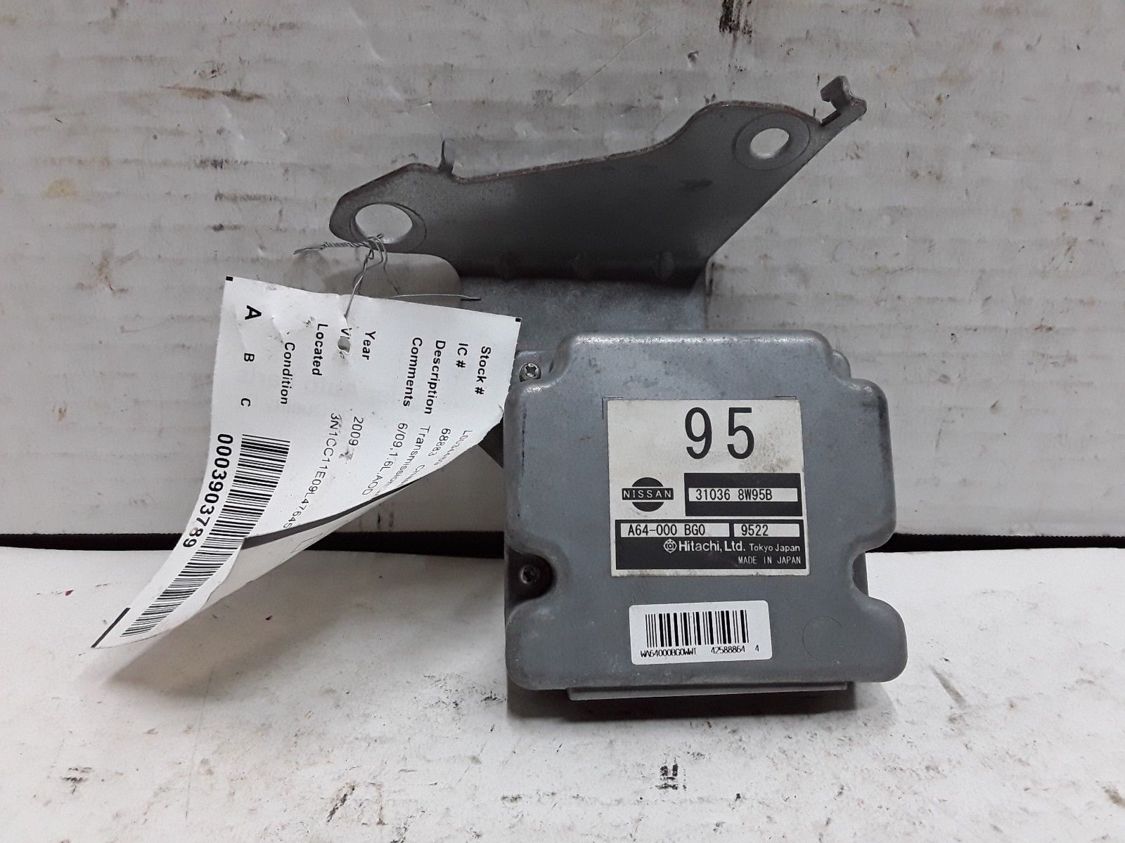 09 2009 Nissan Versa transmission control module 1.6 without CVT OEM