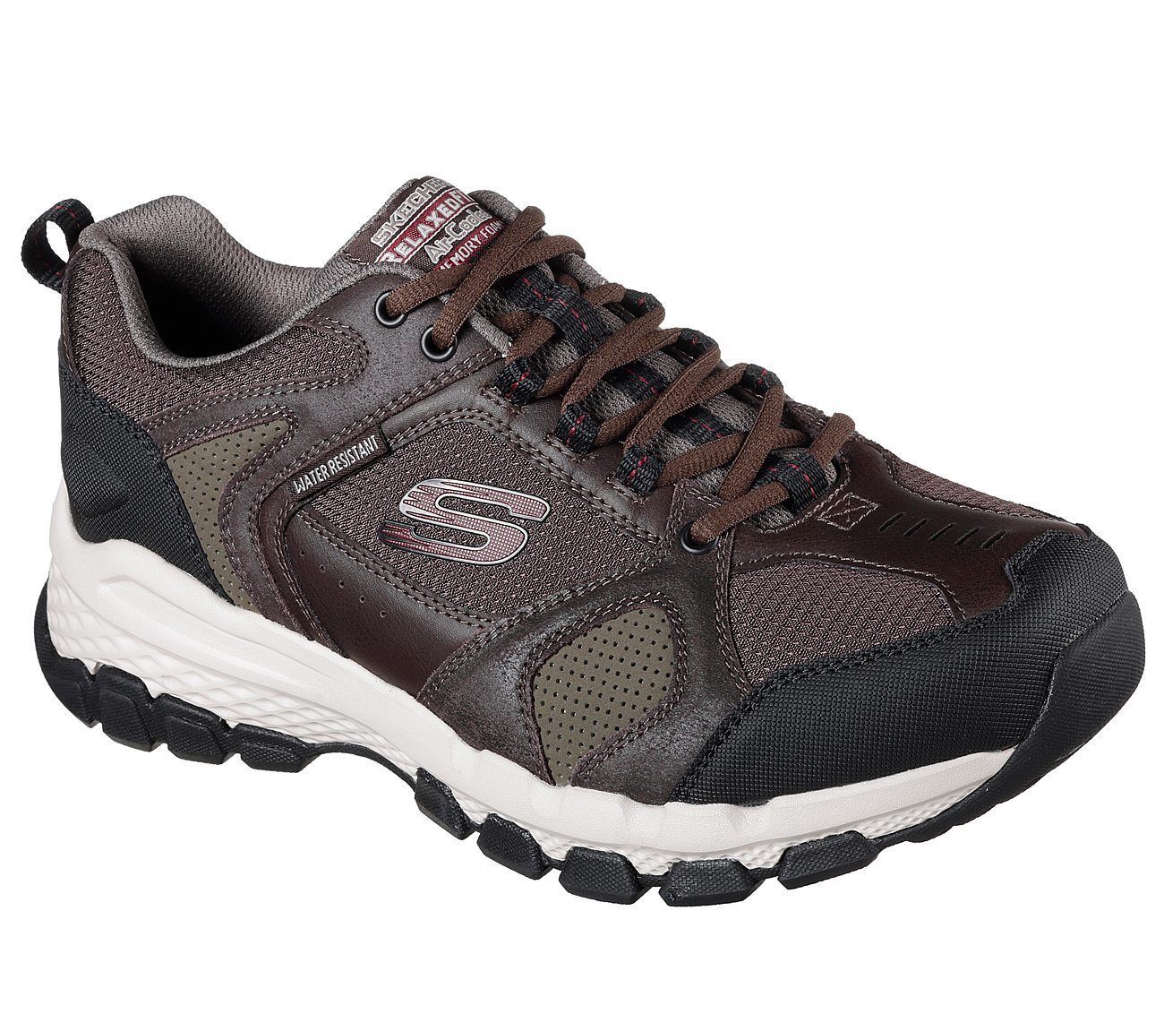 51586 EWW Brown Extra Wide Fit Skechers shoes Men Memory 