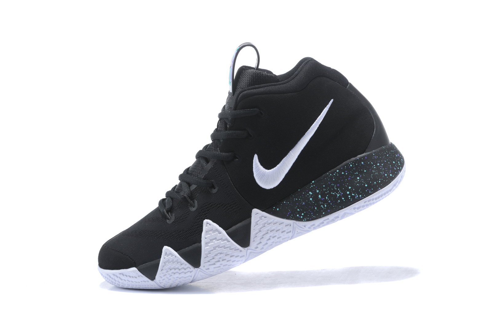 Men's Kyrie 4 Shoes Kyrie Irving Black Basketball Shoe - Men