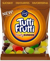 Fazer Tutti Frutti Choco Gummy Candy  170g × 1 pack 5.99 oz - $8.91