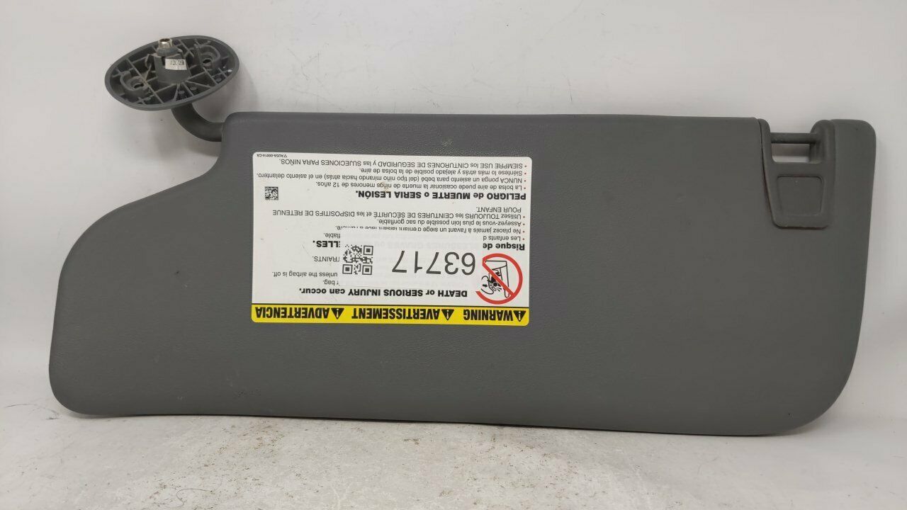 2011 2016 Ford F 250 Super Duty Driver Left Sun Visor Sunvisor Grey