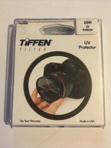 Tiffen 82mm UV Protection Filter in case Excellent! Lens  - $17.81