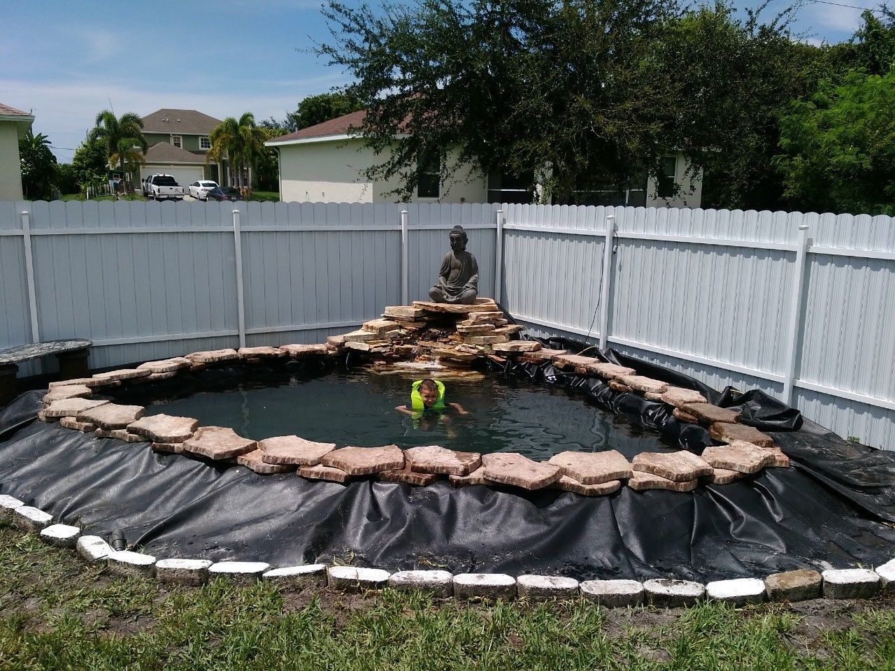 25x25 Pond Liner, No underlay Required, 40 years Guaranty, Get, UV