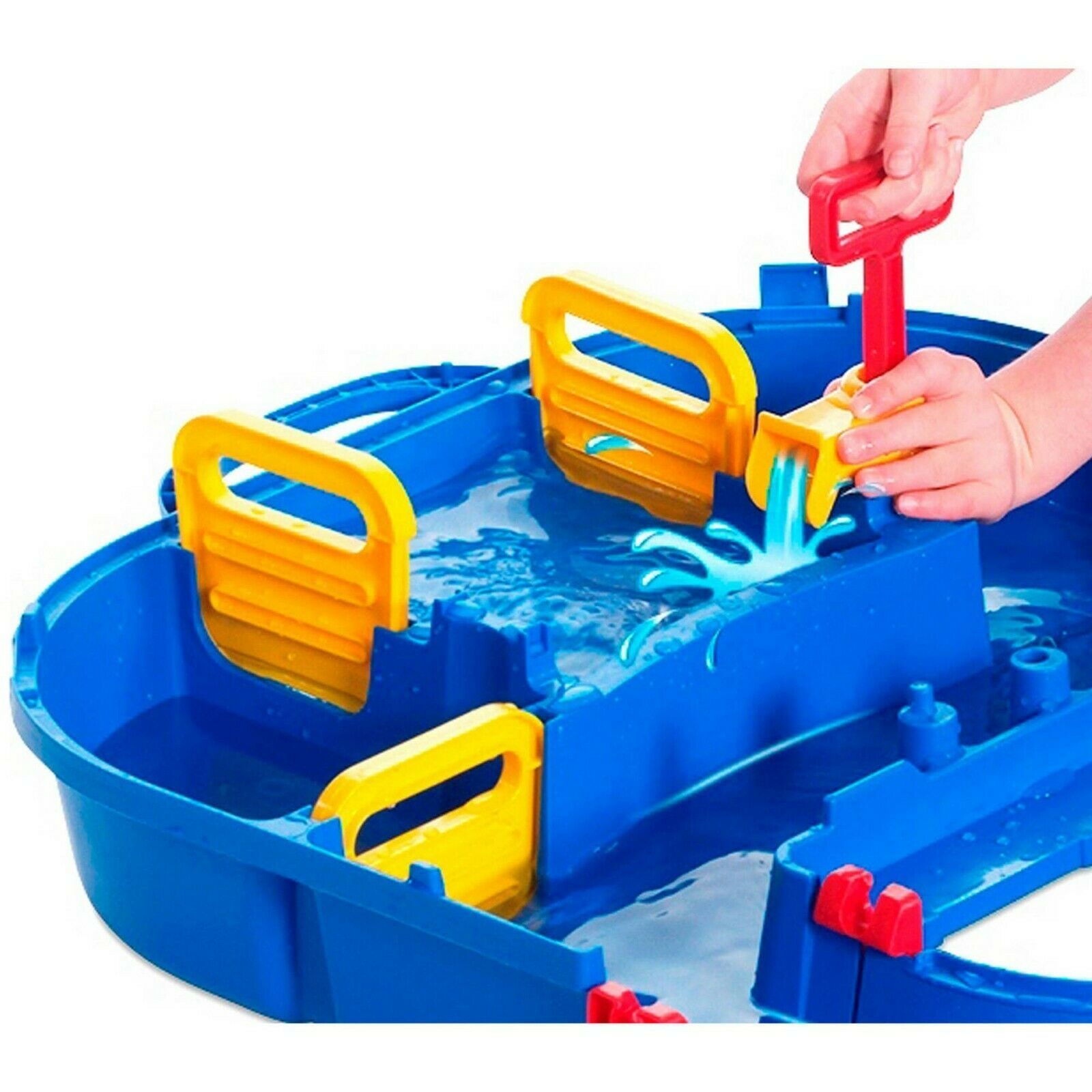 Water Play Set Kids Water Toys Activity Game Mega Bridge World Boat