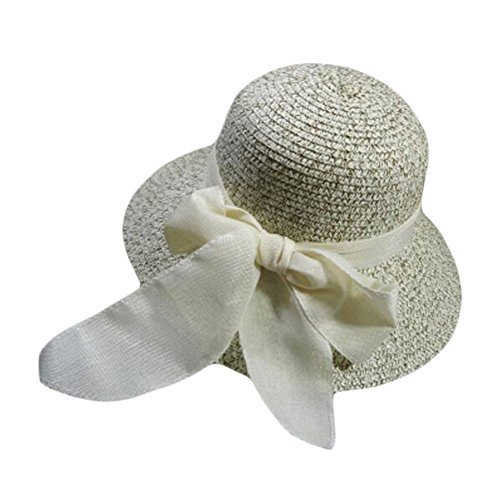 George Jimmy Outdoor Summer Sunscreen Hat Fashion Beach Hikiing Straw Sunhat-A4