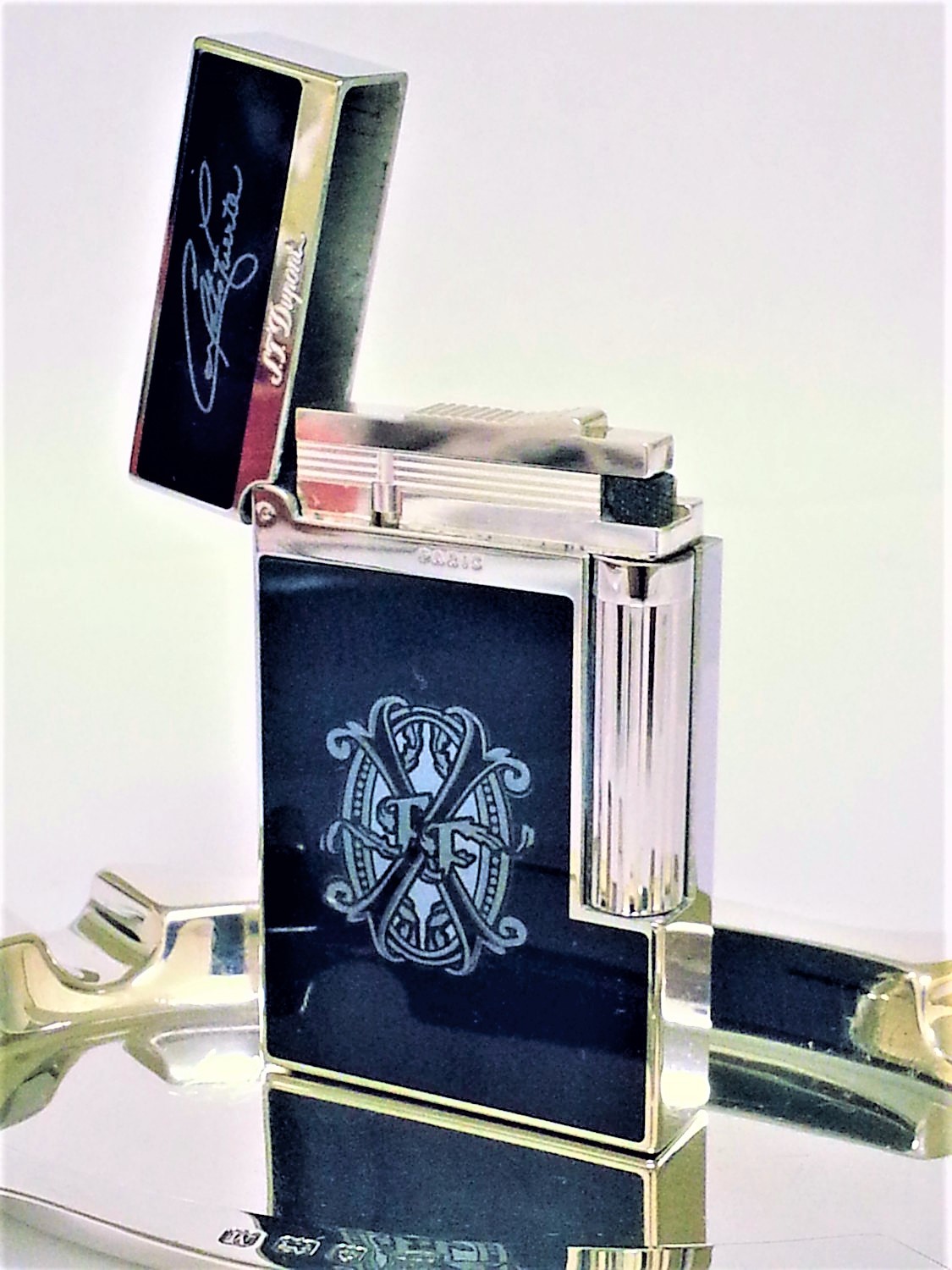 S. T. DUPONT Lighter Limited Edition Opus X Black Dual Flame