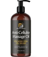 M3 Naturals Anti Cellulite Massage Oil Infused with Collagen and Stem Ce... - $39.59