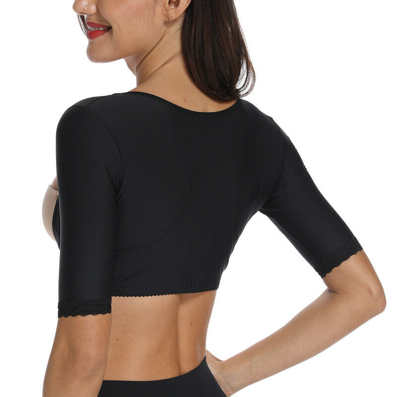 Women Upper Arm Shaper Short Sleeve Slimmer Posture Corrector Top ...