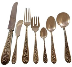 Corsage by Kirk-Stieff Sterling Silver Flatware Set 12 Service 90 Pieces Dinner - $6,500.00
