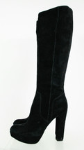 MK Michael Michael Kors Womens Black Suede Platform Knee High Boots  Heels 7.5 M - $129.00