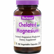 Bluebonnet Nutrition Chelated Magnesium 120 Veggie Caps Egg-Free, Fish Free, - $26.99