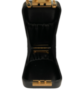 Marc Jacobs Black Lambskin Leather Gold Polka Dot Phone Crossbody Bag Purse image 8