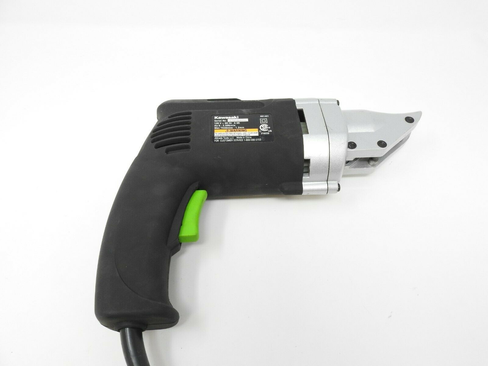 Electric Shears Cutting Curves Sheet Metal Shear Cutter Power Tool 4.0