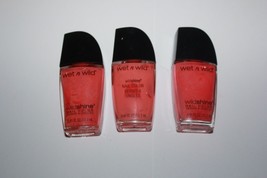 Wet n Wild WildShine Nail Color NailPolish #473B Blazed Lot Of 3 New - $9.49