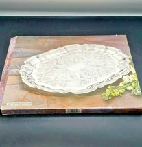 1990 Silverplated Chippendale Tray 14.5&quot; - $21.78