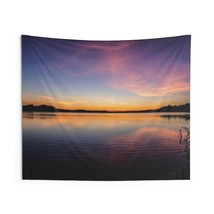 Sunset Lake Reflections Indoor Wall Tapestries, Wall Decor, Home Decor, ... - $43.00