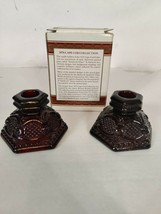 Avon 1876 Cape Cod Collection Candle Holders Set of 2 in Box EUC - $11.95