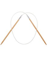 CHIAOGOO 24-Inch Bamboo Circular Knitting Needles, 35/19mm - $14.39