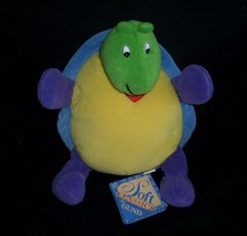 12 "vintage gund soft classics yellow red turtle stuffed animal with/ - $36.10