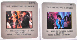 2 1998 Movie THE WEDDING SINGER 35mm Color Press Photo Slides Drew Barry... - $7.95