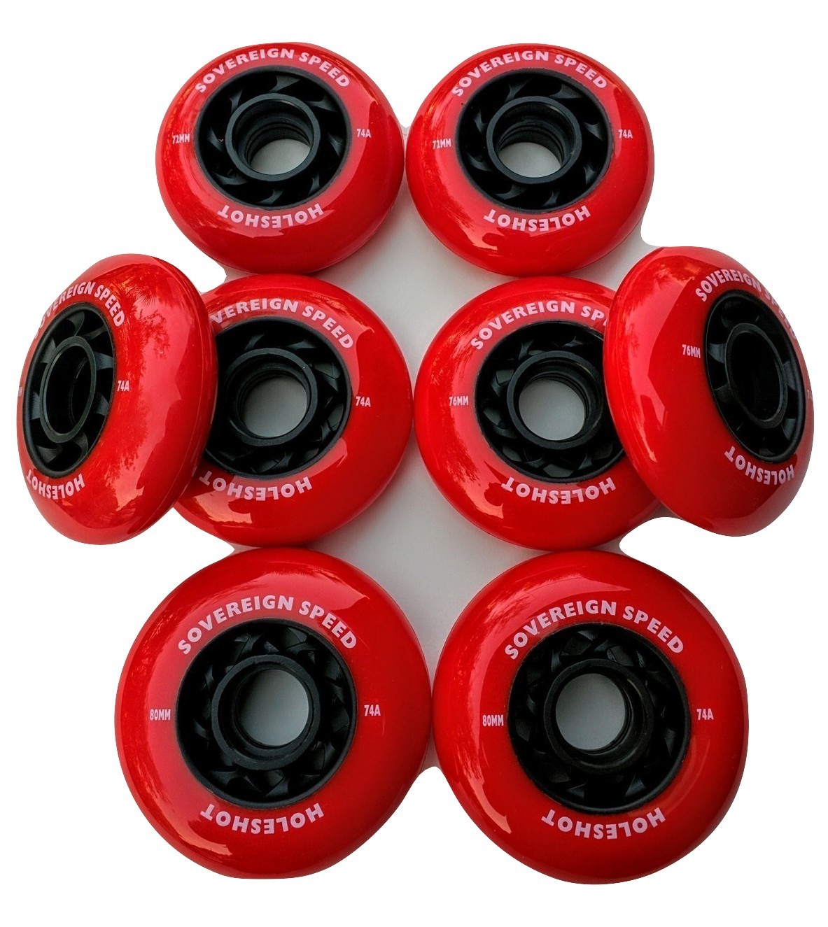 Indoor Rollerblade Inline Hockey Fitness Skate Wheels 72mm / 74A NEW Rollen