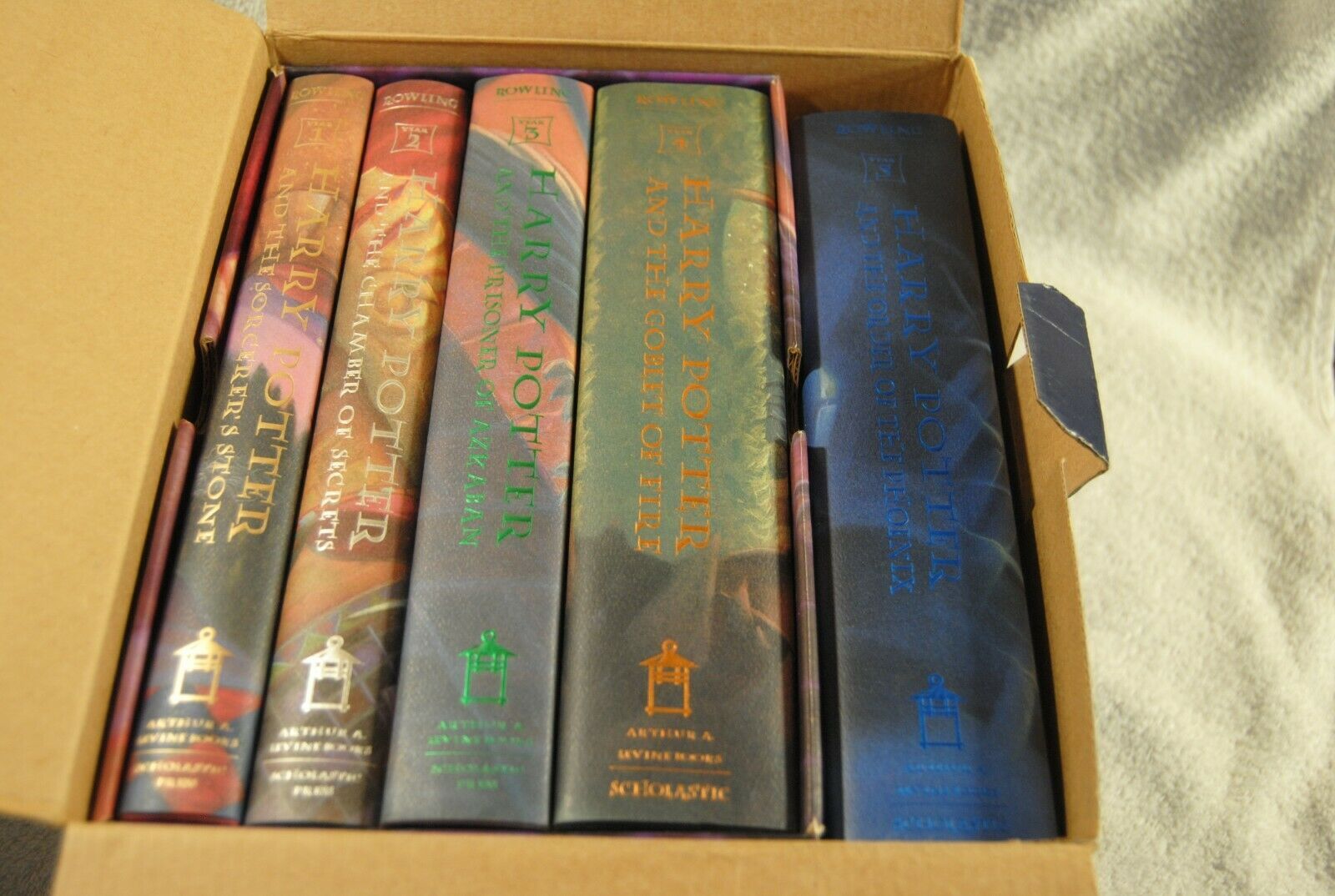 harry potter paperback box set books 1 7