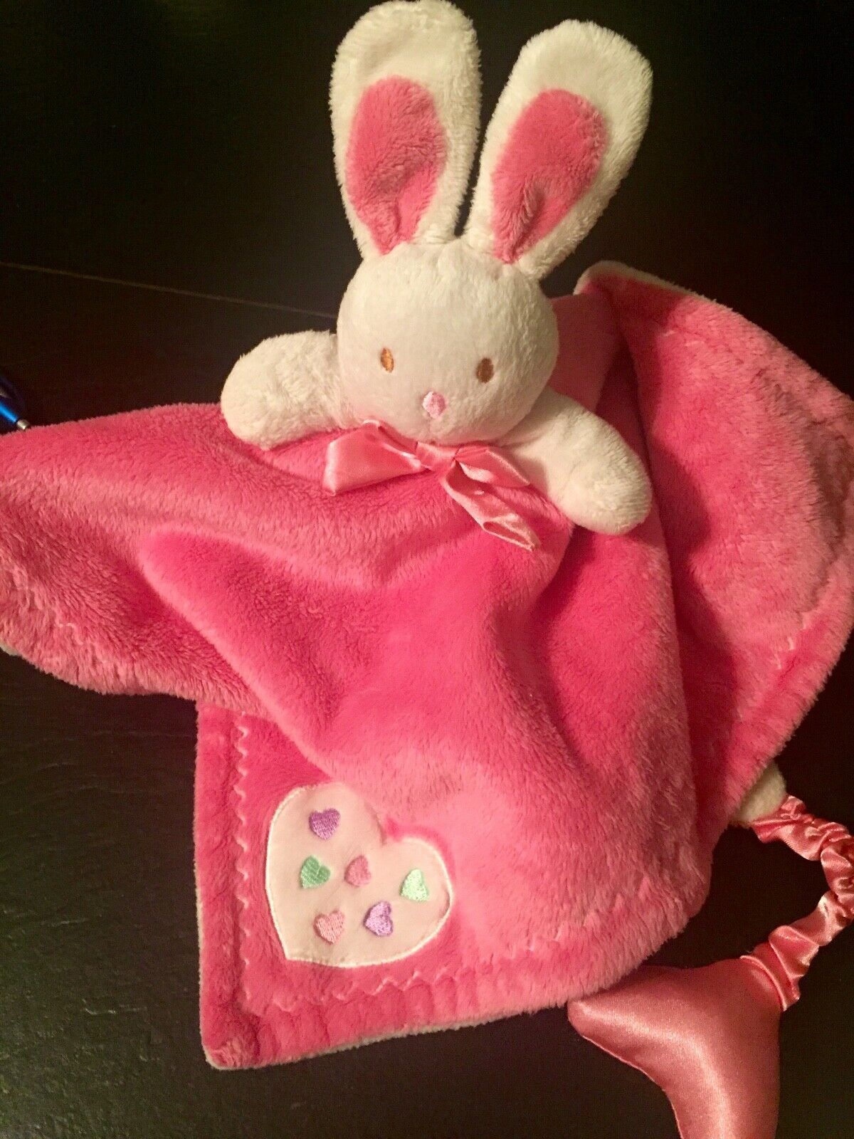 Blankets And Beyond White Bunny Rabbit Pink And 50 Similar Items