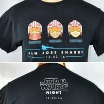 SJ Sharks Star Wars Night SGA M T-Shirt Medium 2016 Thornton Couture Pavelski - $23.10