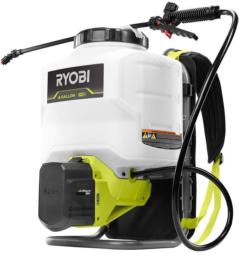 Ryobi Backpack Chemical Sprayer 4-Gal. ONE+ 18-V Cordless Battery ...