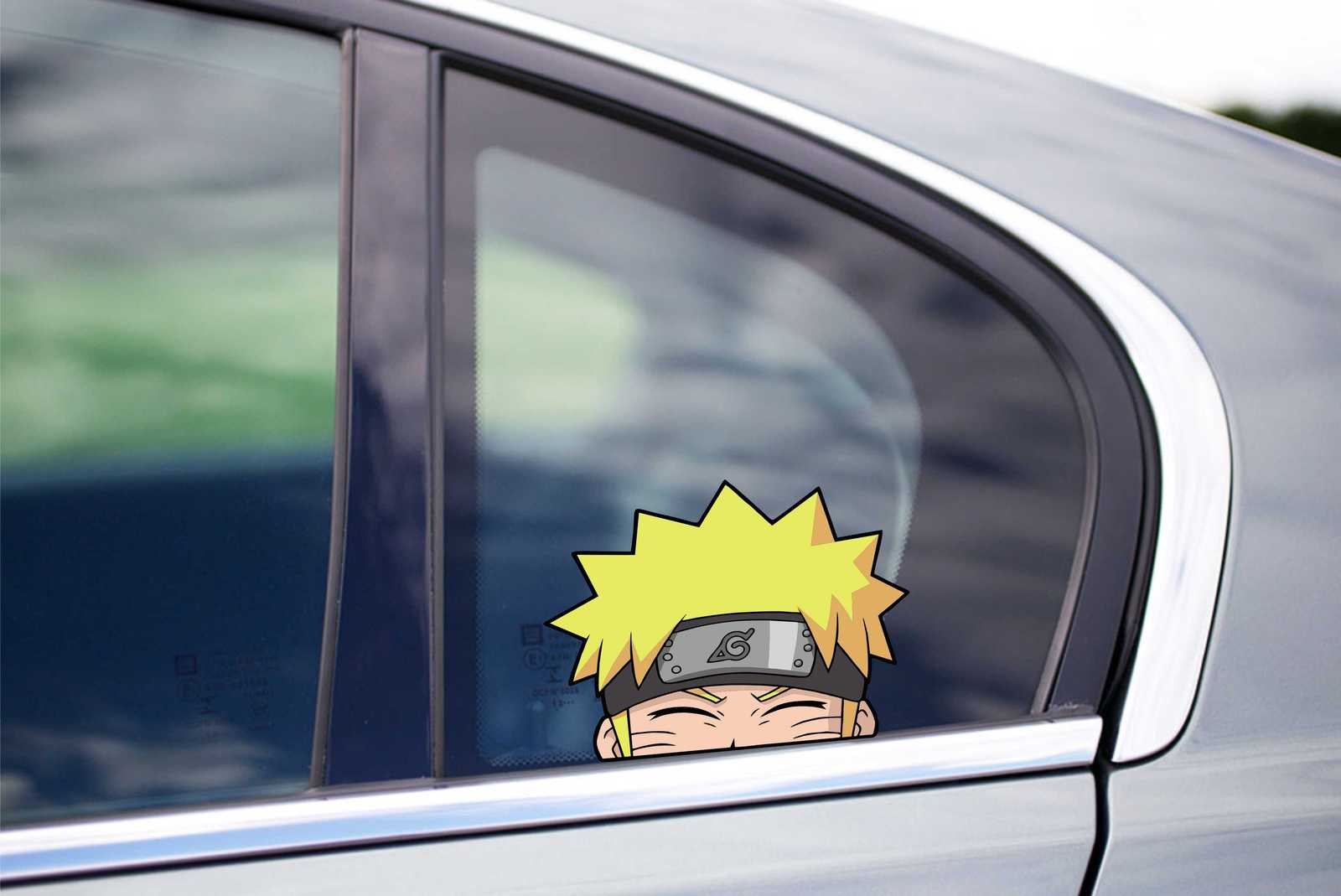 Naruto Smiling Peeking Laptop Phone Car Window Vinyl Decal Sticker Anime JDM