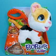 FurReal Poopalots Interactive Calico Kitty Cat Leash Scoop Poop Hasbro N... - £14.76 GBP