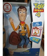 Disney  Toy Story 4 Talking Woody Over 15 Sayings NEW - $57.00