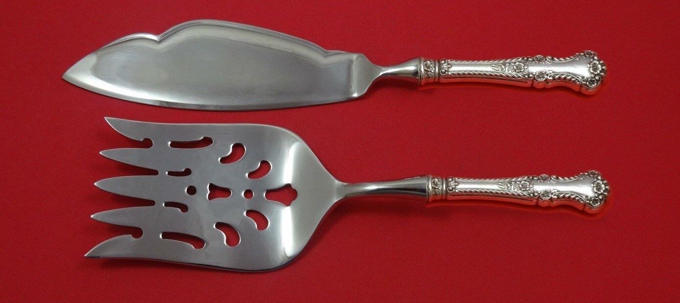 Cambridge by Gorham Sterling Silver Fish Serving Set 2 Piece Custom Made HHWS - $147.51