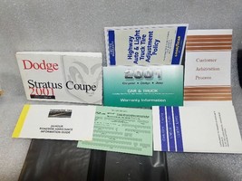 2001 Stratus Coupe Only Owners Manual Set w/ Case 18273 - $16.82