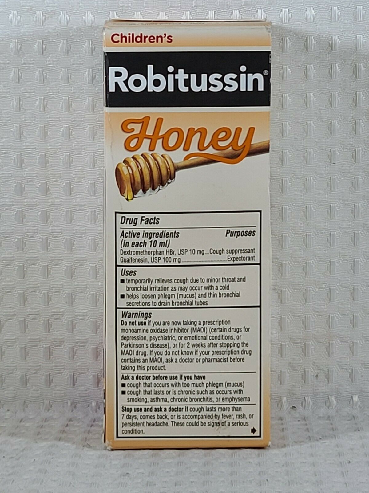 Children's Robitussin Honey Cough & Chest Congestion 4fl oz. EXP 07/