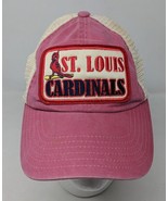 St Saint Louis Cardinals Trucker Mesh Baseball Cap Hat Cooperstown Patch... - $24.74