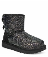 UGG Classic Mini Bow Chunky Glitter Cosmos Booties Women&#39;s Size US 7M in... - $159.00
