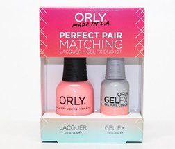 Orly Perfect Pair Matching Nail Polish + Gel FX Combo 2ct/pk (30869 - Trendy) - $20.99